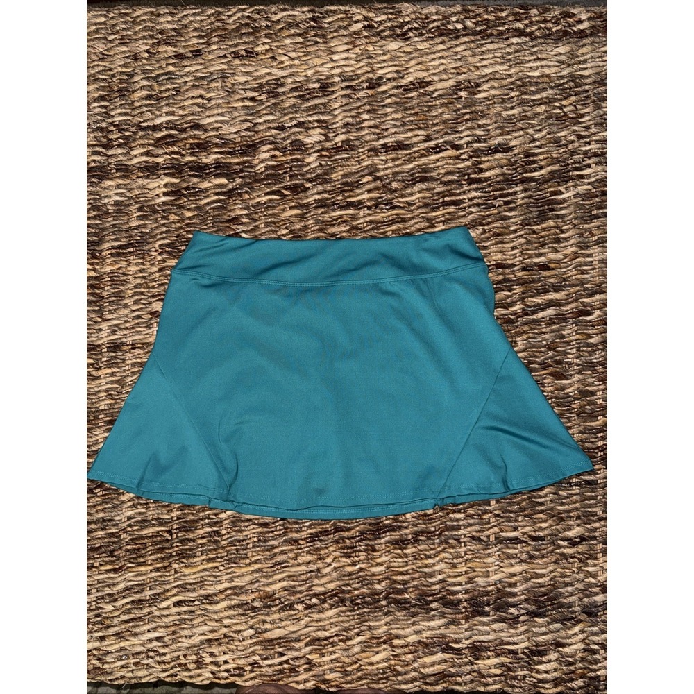 Tommy Bahama Active Women Golf Skort Teal Blue Stretch Athletic Size Large